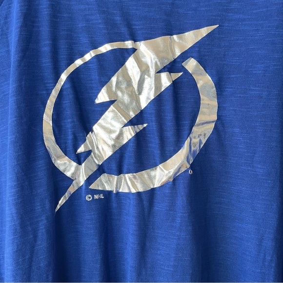 NWT NHL Tampa Lightning Cold Shoulder Blue Dress Medium - Picture 8 of 8